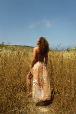 Load image into Gallery viewer, Gold Reine Wrap Skirt

