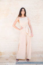 Load image into Gallery viewer, Cream jumpsuit
